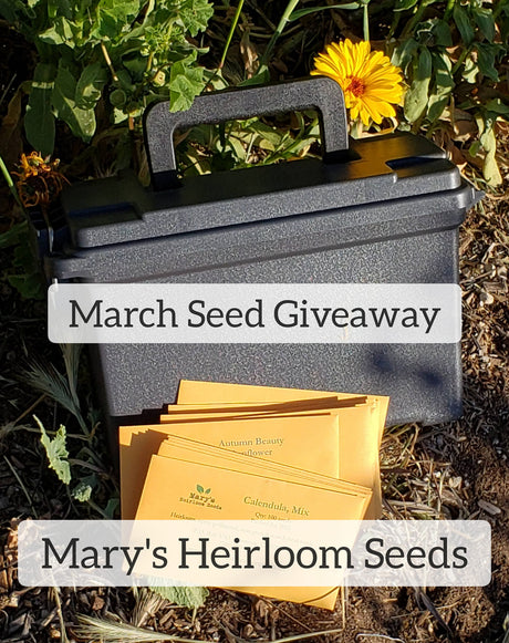 MARY'S SPRING SEED GIVEAWAY