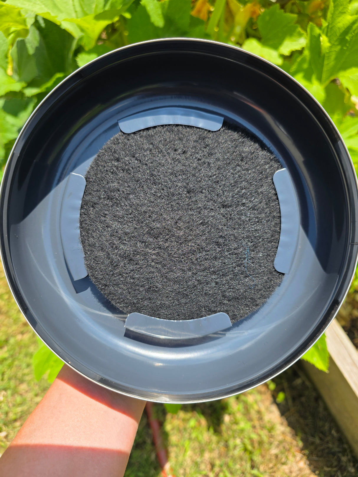 Charcoal Grey Countertop Compost Bin