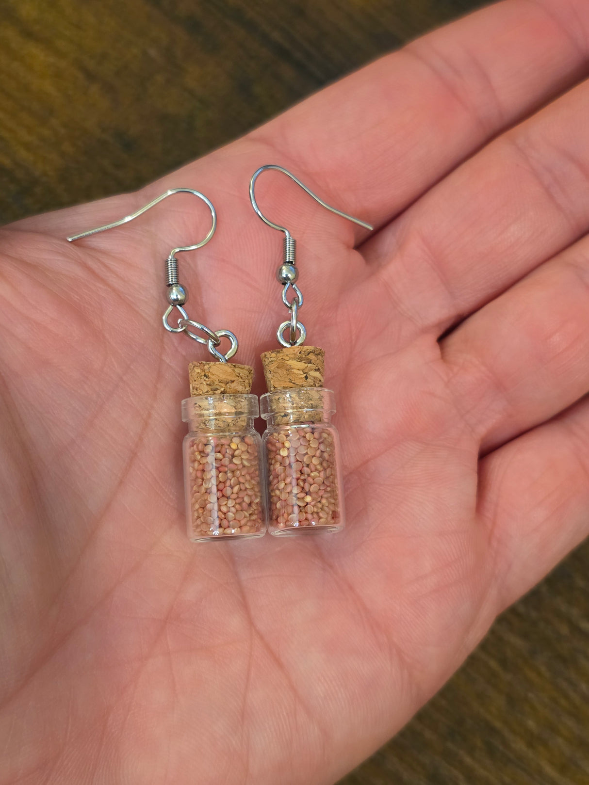 Seeds in a Bottle Earrings