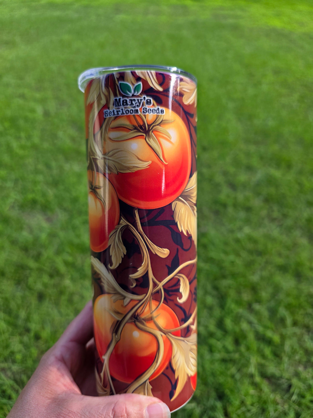 TOMATO CUP! Mary's Heirloom Seeds 20 ounce Tumblers