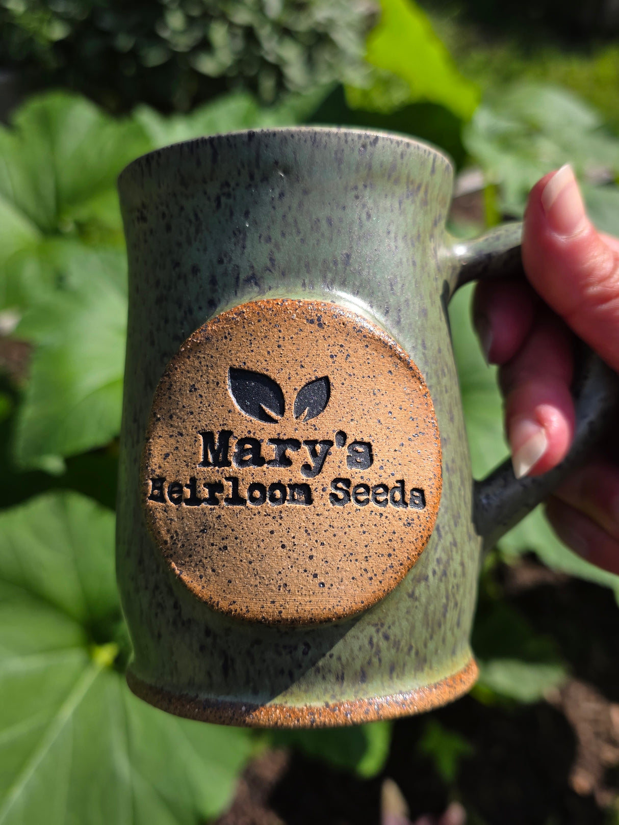 Mary's Heirloom Seeds Handmade, Ceramic Mugs