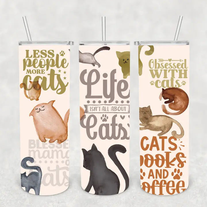All About the Cats 20oz Tumbler