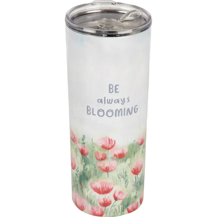 Be Always Blooming Coffee Tumbler