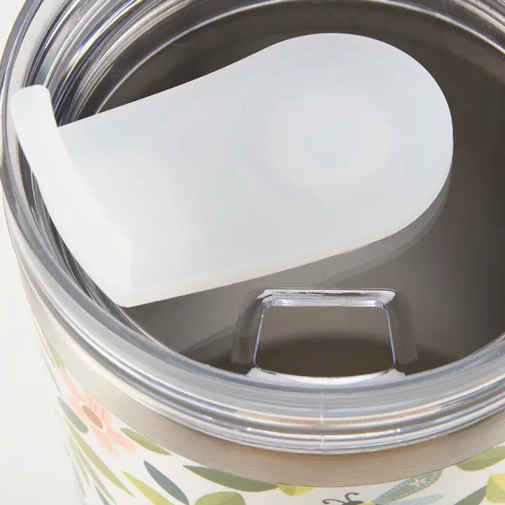 Flowers and Bees Travel Mug