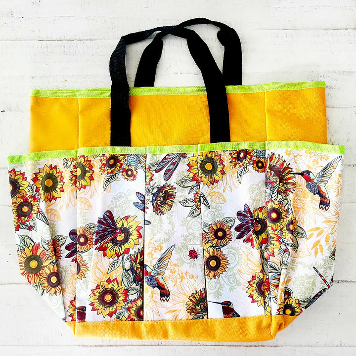 Birds and Sunflowers Garden Tote