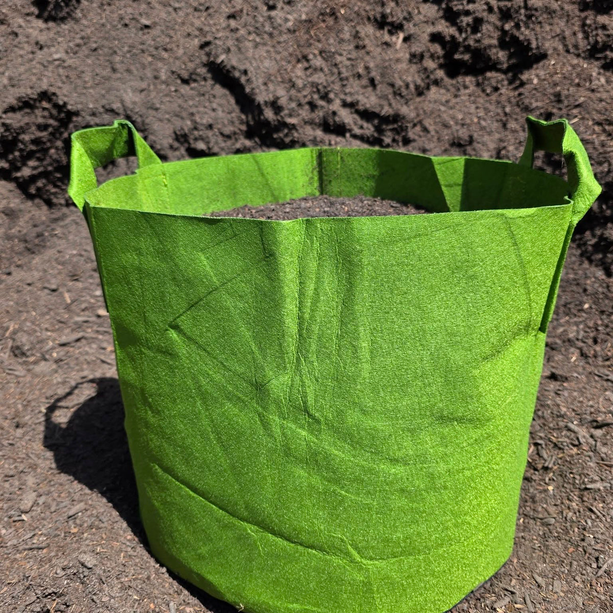 fabric plant pots near me 10-Gallon GREEN Aeration Fabric Grow Bag w/Handles- 13H x 15D – Mary's  Heirloom Seeds