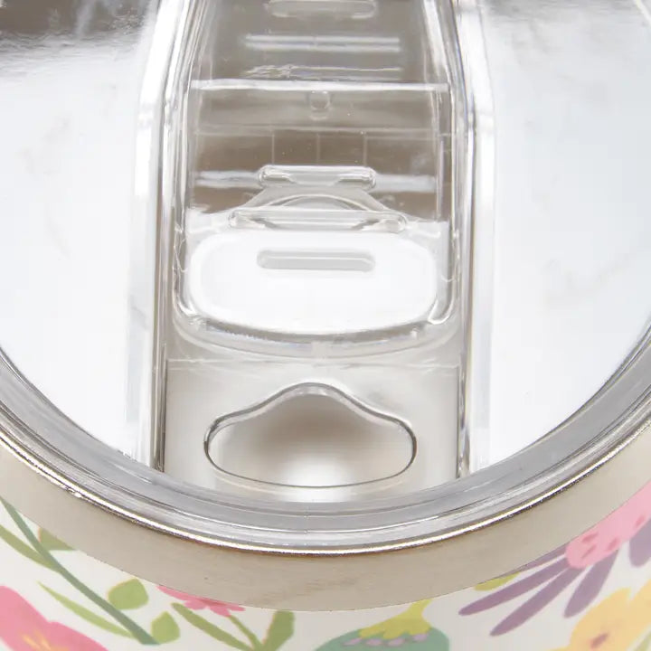 Happy Flowers Coffee/Wine Tumbler