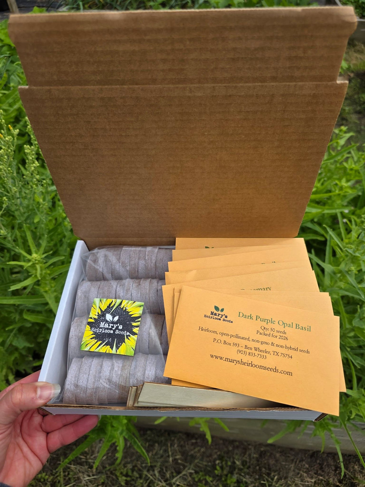 Mary's Herbs Seeds Gift Box