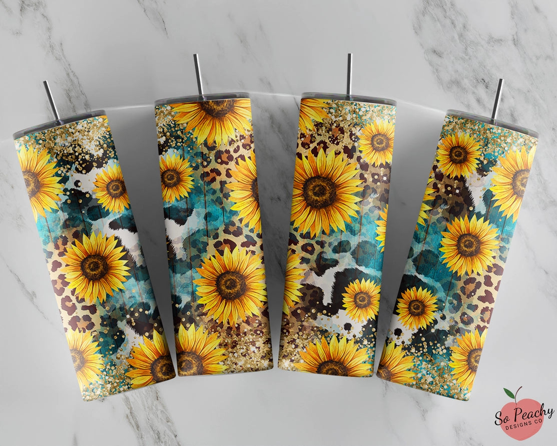 Country Sunflower Tumbler