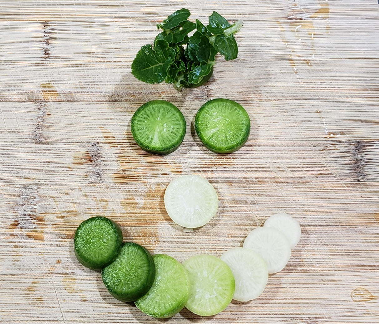 Chinese Green Luobo Radish