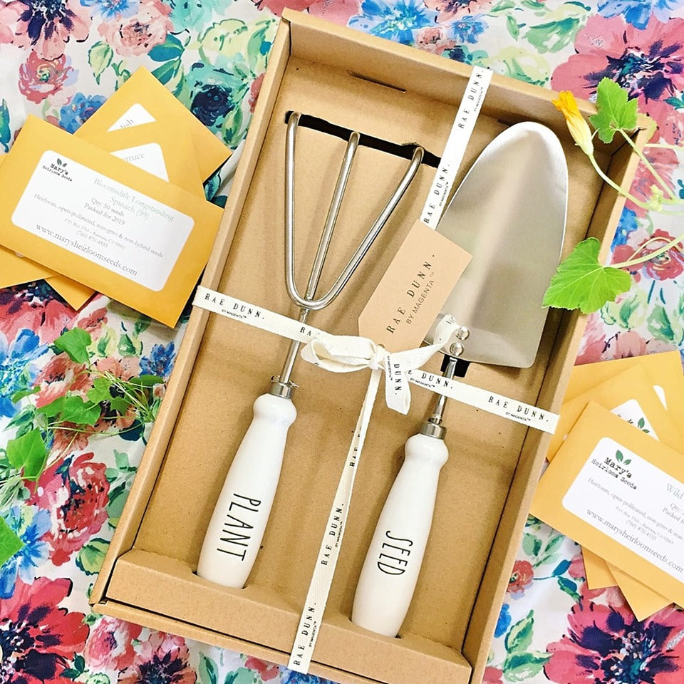 HUGE Heirloom Seed Giveaway with Rae Dunn Tool Set