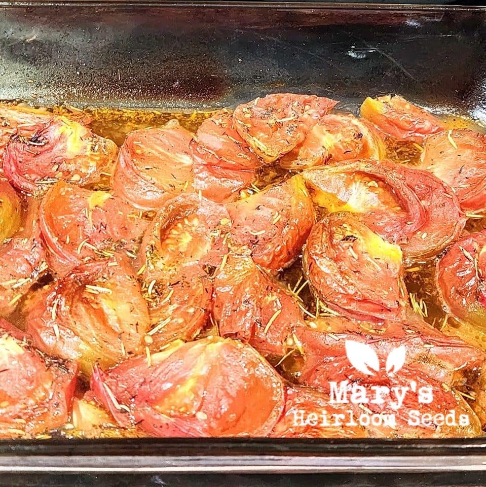 Easy Herb Roasted Tomatoes