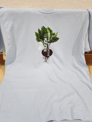 Mary's Heirloom Seeds "Beet" Shirt - light blue