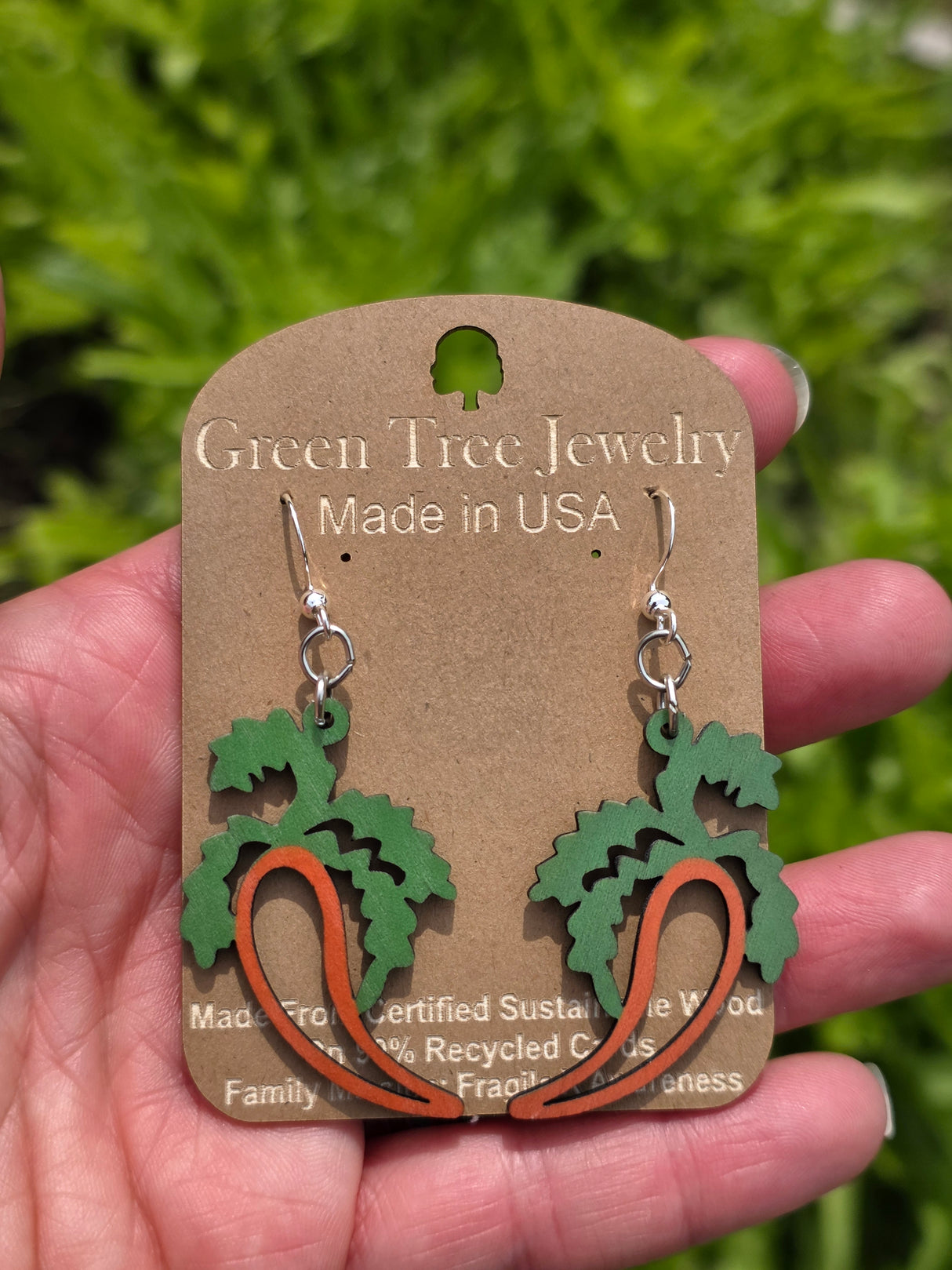 Carrot Earrings