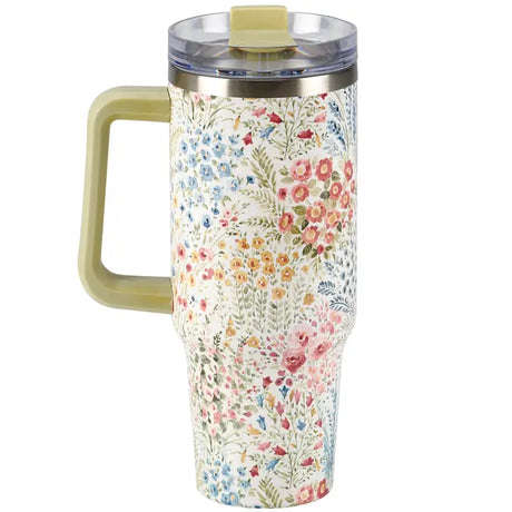 Mixed Floral Travel Mug