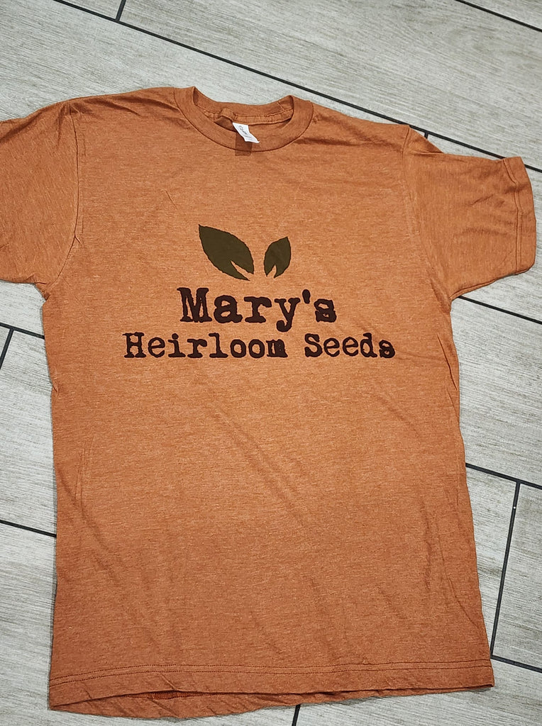 Mary's Heirloom Seeds Shirt - "Rust"
