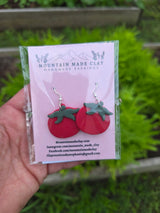 Garden Fresh Tomato Earrings