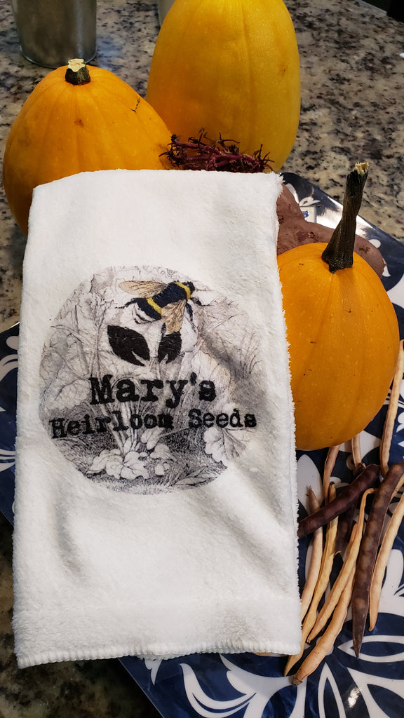 Mary's Heirloom Seeds BEE Towel