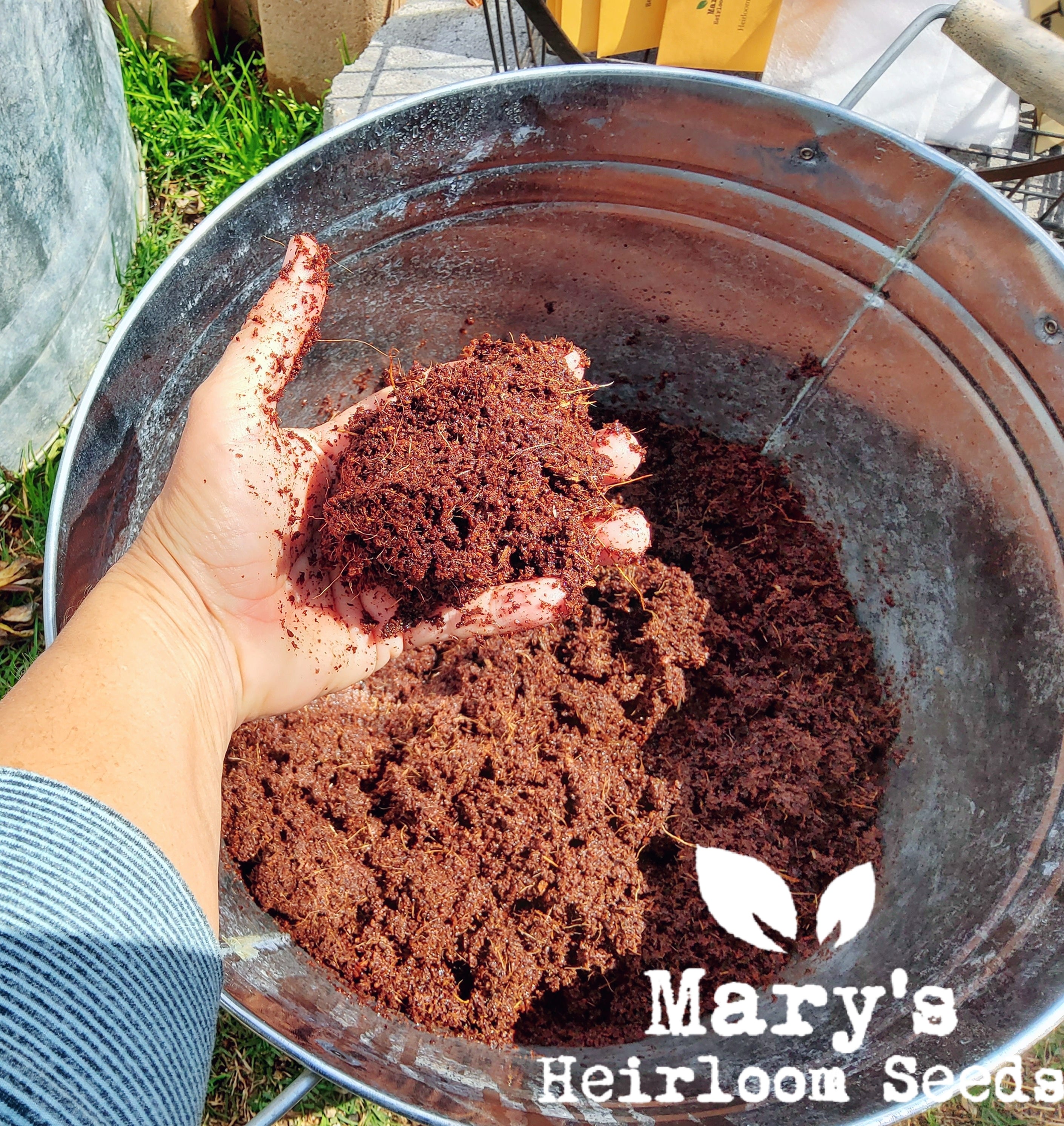 Mary's Heirloom Seeds Coconut Coir