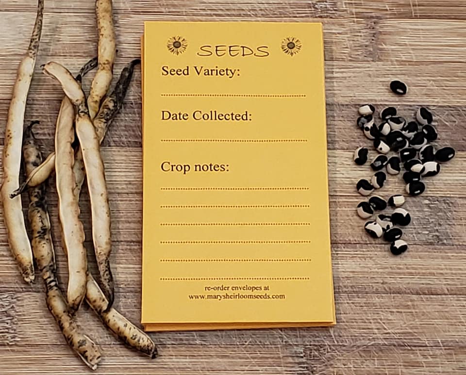 garden seed envelopes Seed Saver Envelopes