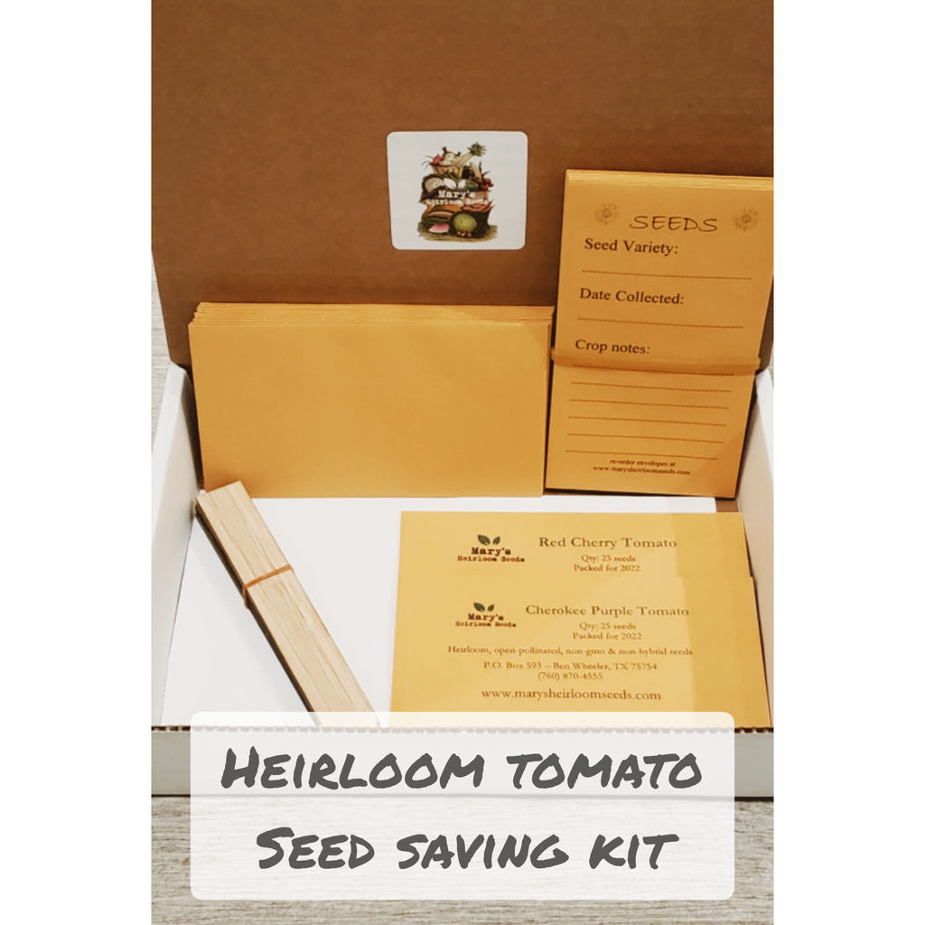 Seed Saving Kit - Heirloom Tomatoes