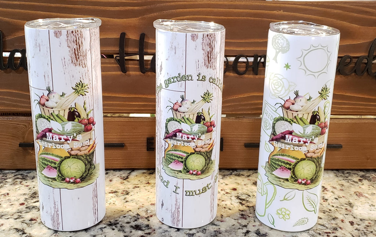 Mary's Heirloom Seeds 30 ounce Tumblers